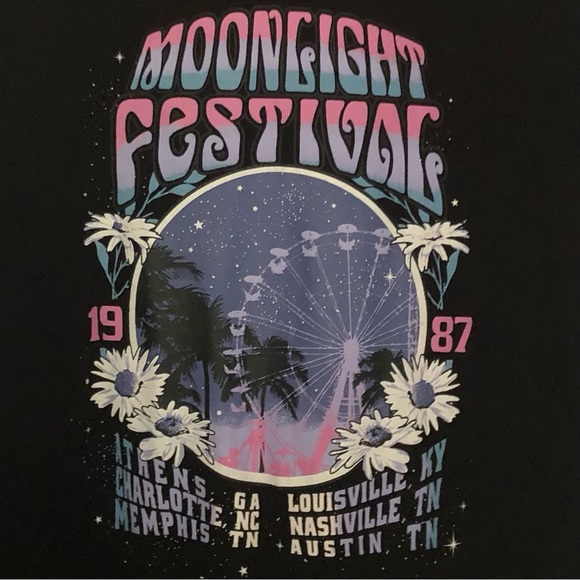 Moonlight Festival Graphic T-Shirt - Picture 1 of 4